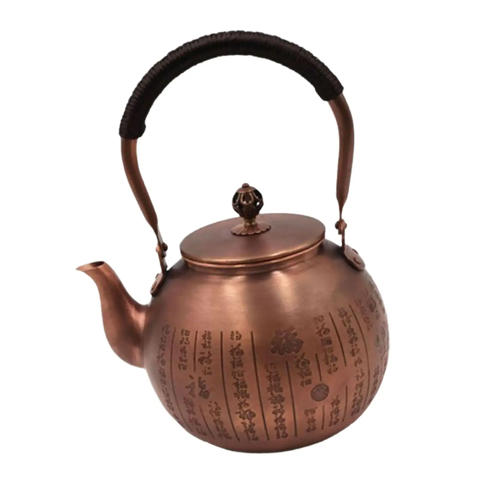 Handmade Copper Kettle Tea Infuser Tea Maker Chinese Traditional Teapot Kung Fu Kettle for Hotel Outdoor Restaurant Kitchen Home