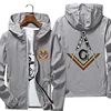 Mason Masonic Freemasonry Square And Compass Jacket Men Women Sun protection jacket Windbreaker Reflective Coat Fashion Clothing 3