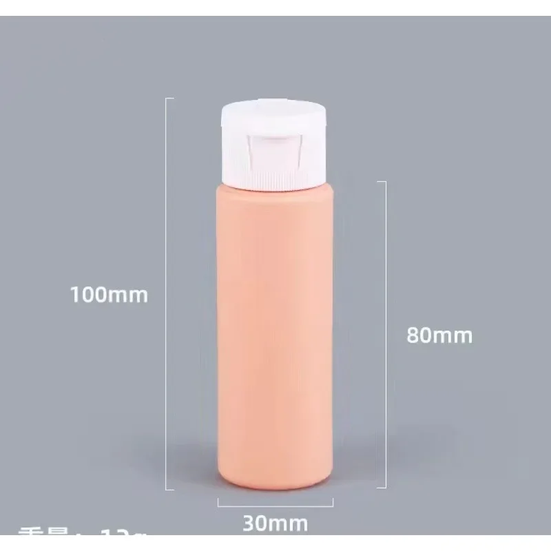 Macaron Travel Split Bottle 50ml Portable Split Set Makeup & Skin Care Lotion Shower Gel Flap Storage Bottle Easy To Carry