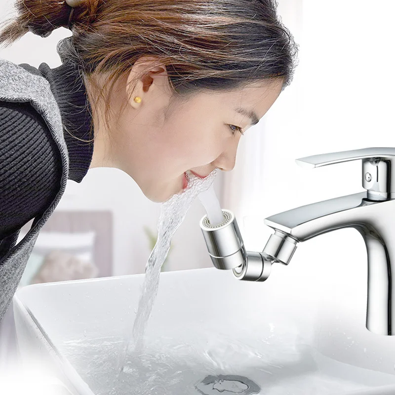 720 Degrees Universal Splash Filter Faucet Spray Head Anti Splash Filter Faucet Movable Kitchen Tap Water Saving Nozzle Sprayer 2