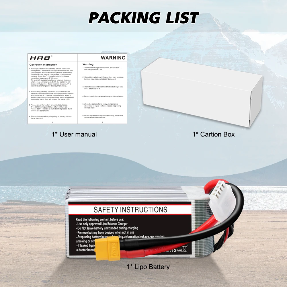 PACKING LIST HRB WARNING Oporation Instruction Warning Eaata