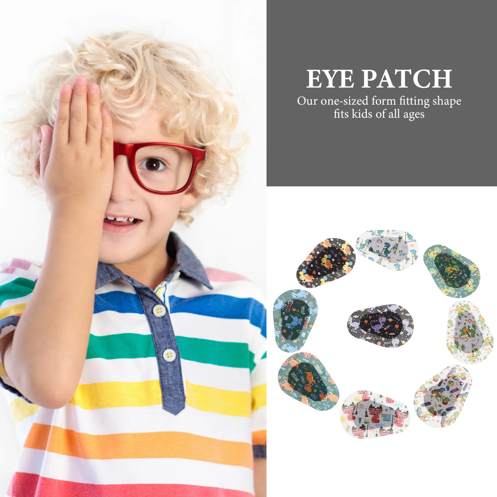 18pcs Kids Eye Patches Children Amblyopia Eye Patches Children Weak Eye Patches Sign Eye Patches 6