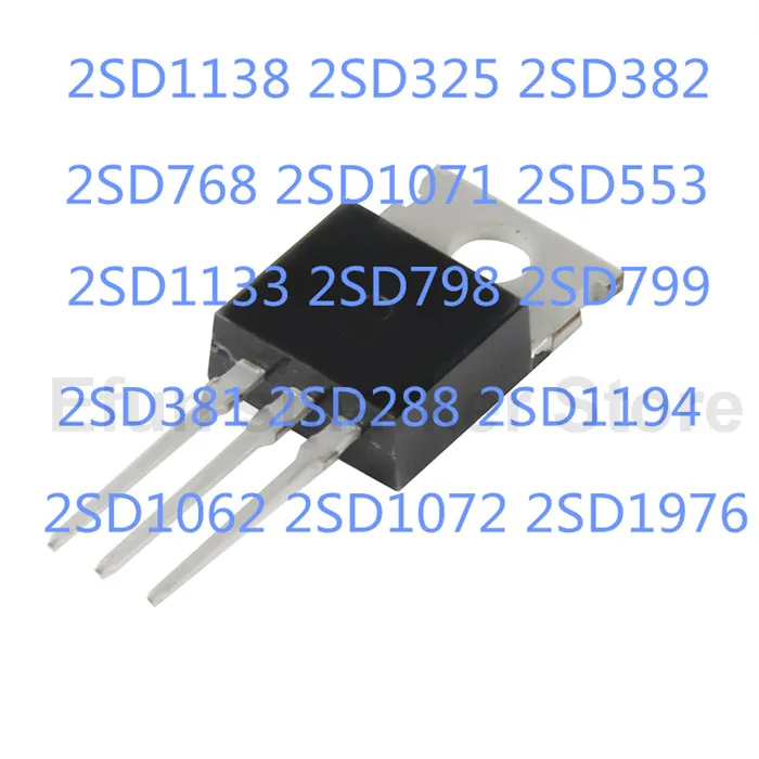 10PCS 2SD1138 2SD325 2SD382 2SD768 2SD1071 2SD553 2SD1133 2SD798 2SD799 ...
