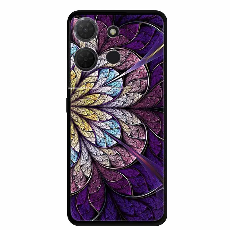 Stylish Black Marble Silicone Phone Cover - Fashionable and Protective TPU Shell