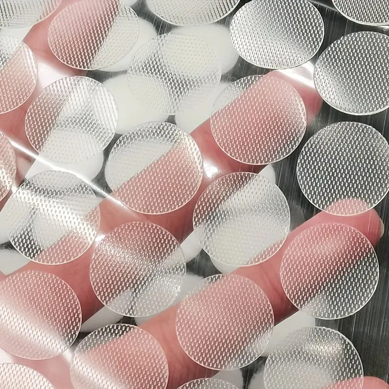 500 Pairs of Ultra-Thin Transparent Self-Adhesive Velcro Wall Stickers, 10mm