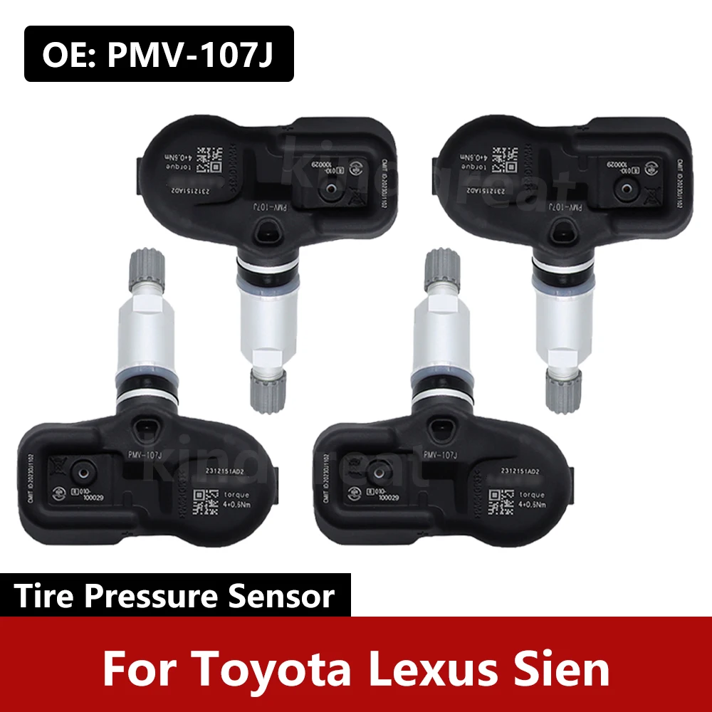 

4PCS/Lot For Toyota Lexus Sien TPMS Tire Pressure Monitoring Sensor PMV-107J 42607-33021