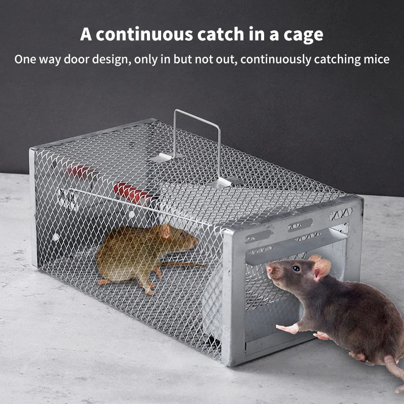 

Multi-Catch Rodent Mouse Trap Rat Trap Cage Pest Control All Mice And Rat Can Fit In Mice Rodent Catcher Rat Trap Cage