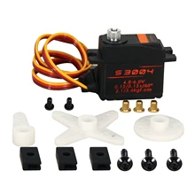 

Analog Servo Metal Gear Pulse Traveling Suitable for Remote Controller RC Car Robots Rotating Direction:Counter Clockwise