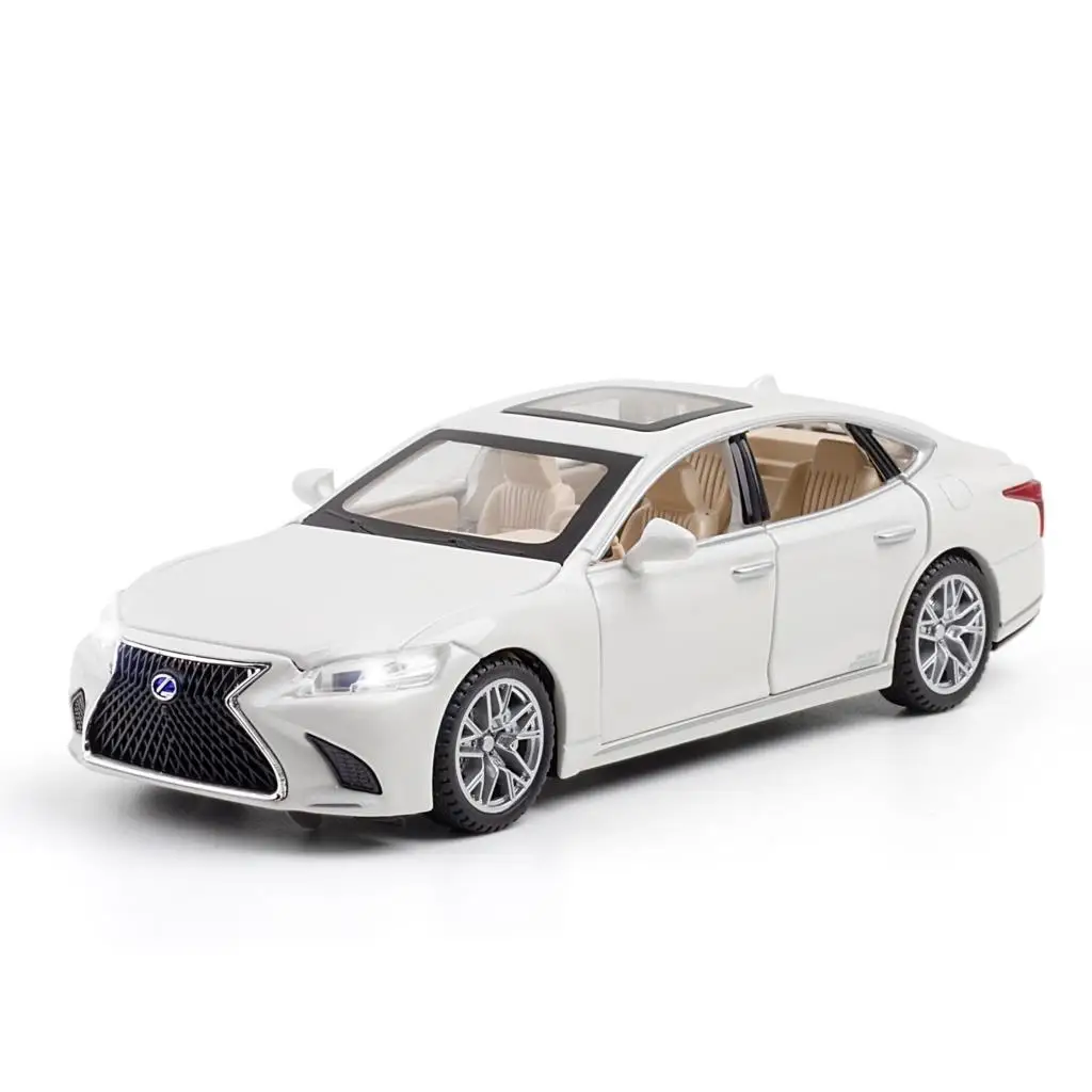 1/32 Lexus LS500H Toy Car For Children Diecast Miniature Model