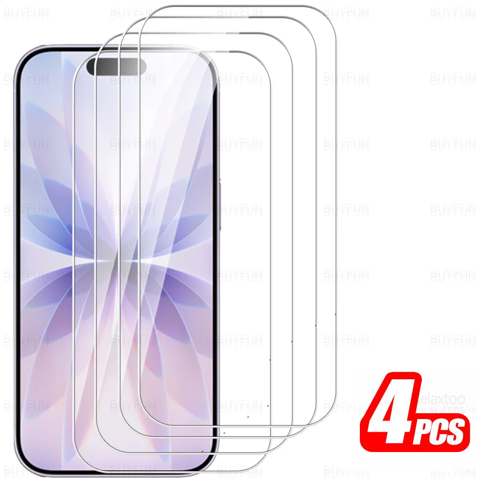 Clear Tempered Glass Screen Protector - 1 to 4 Pack