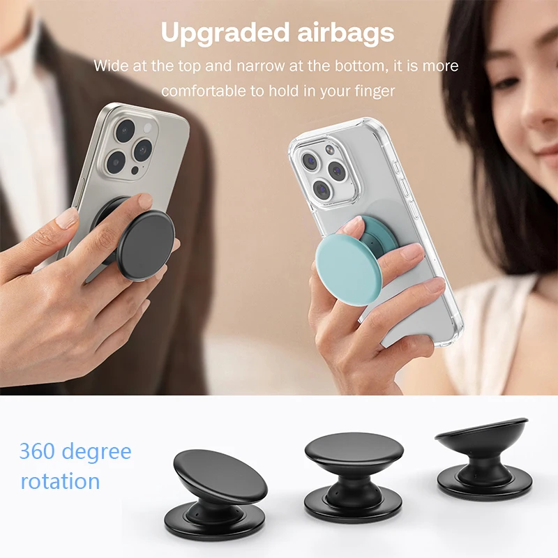 Folding Mobile Phone Grip Holder Socket Pocket Support for