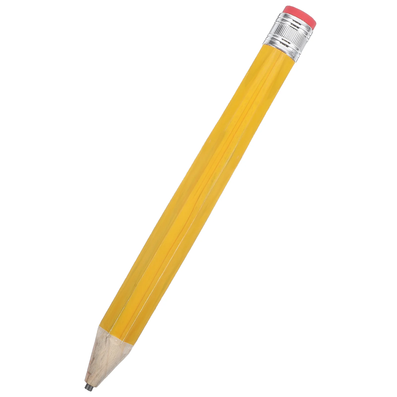 

Large Wooden Pencil Giant Prop Extra Pencils Funny Writing Students Big for Kids Props Stationery Octagonal