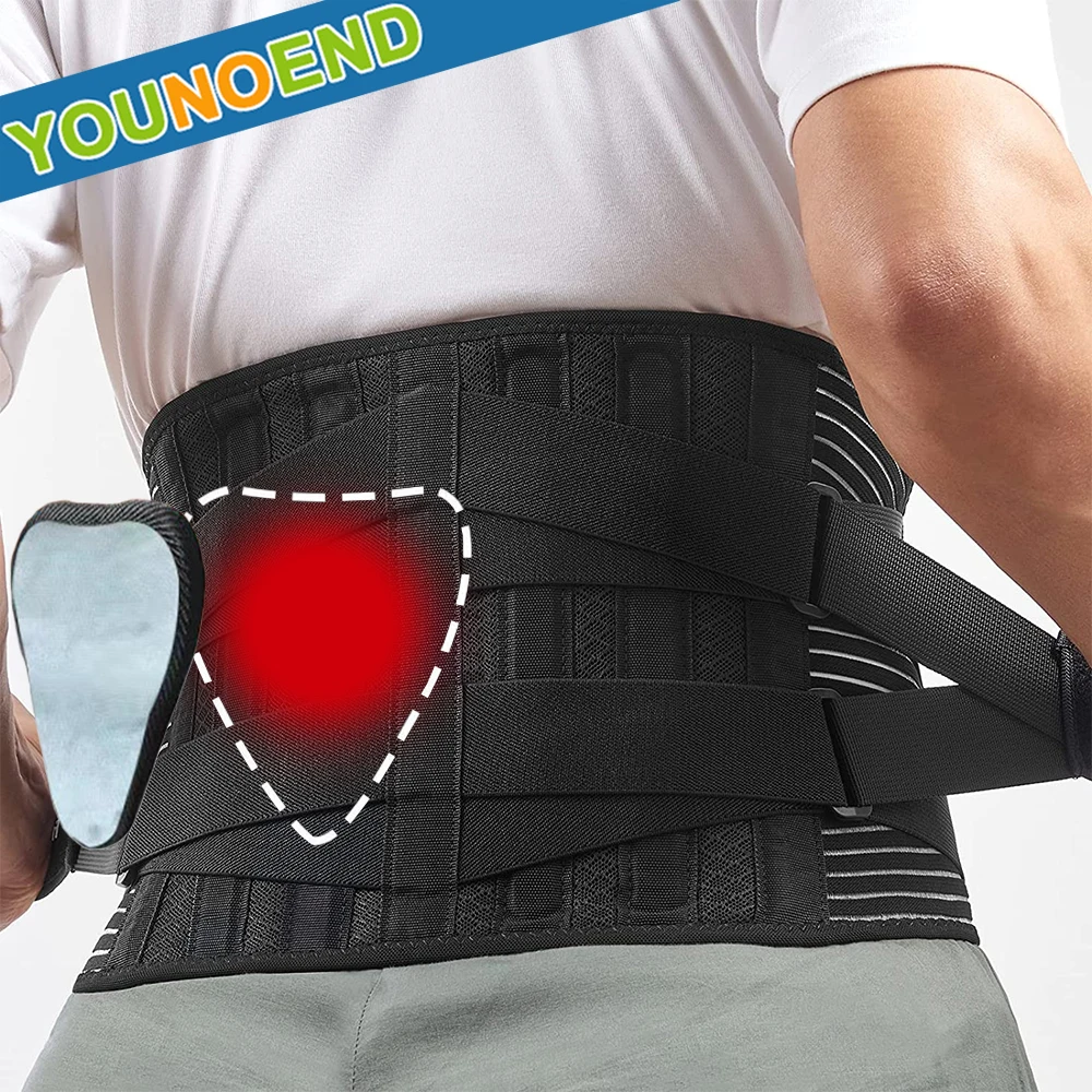

Double Pull Back Lumbar Support Belt Waist Orthopedic Corset Men Women Spine Decompression Waist Trainer Brace Back Pain Relief