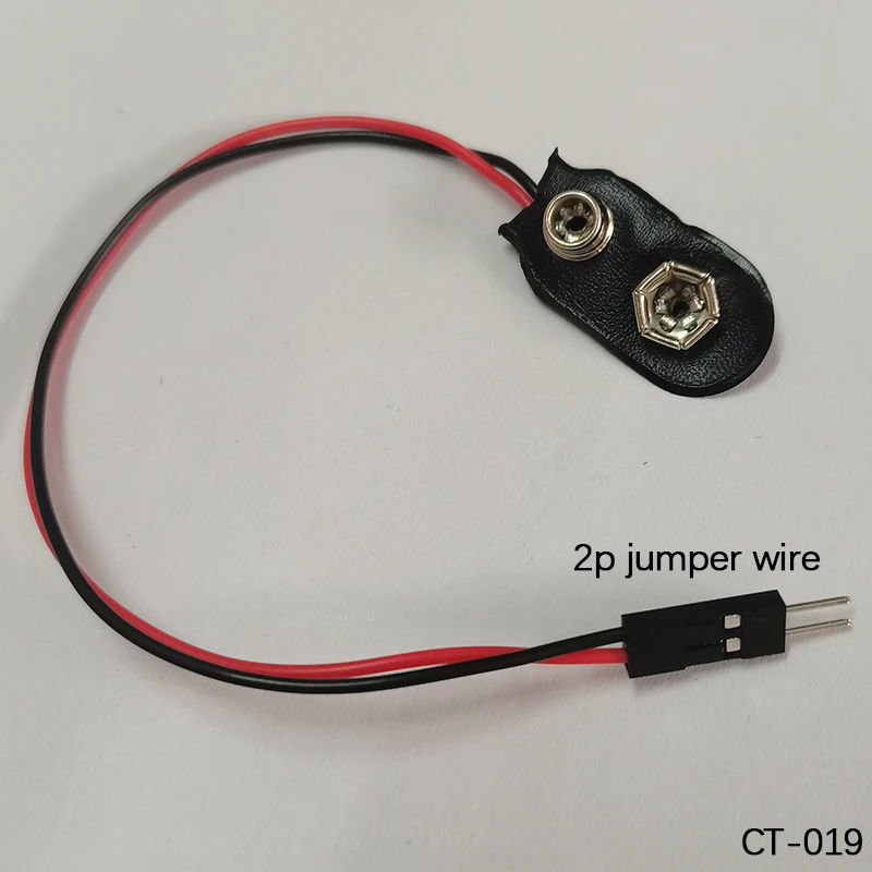 1 Stück 9 V Batterie-Snaps-Stecker, vielseitiger 9-V-Batteriehalter, I/T-Typ, weiche/harte Schale, Krokodilklemme, DC 5521 männlicher/weiblicher Adapter – Detail 10