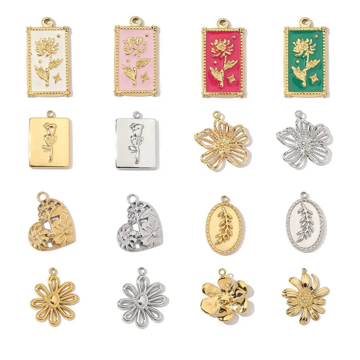 Charms Acier Inoxydable Rose Pvd O15 Mm 568235 main image 1