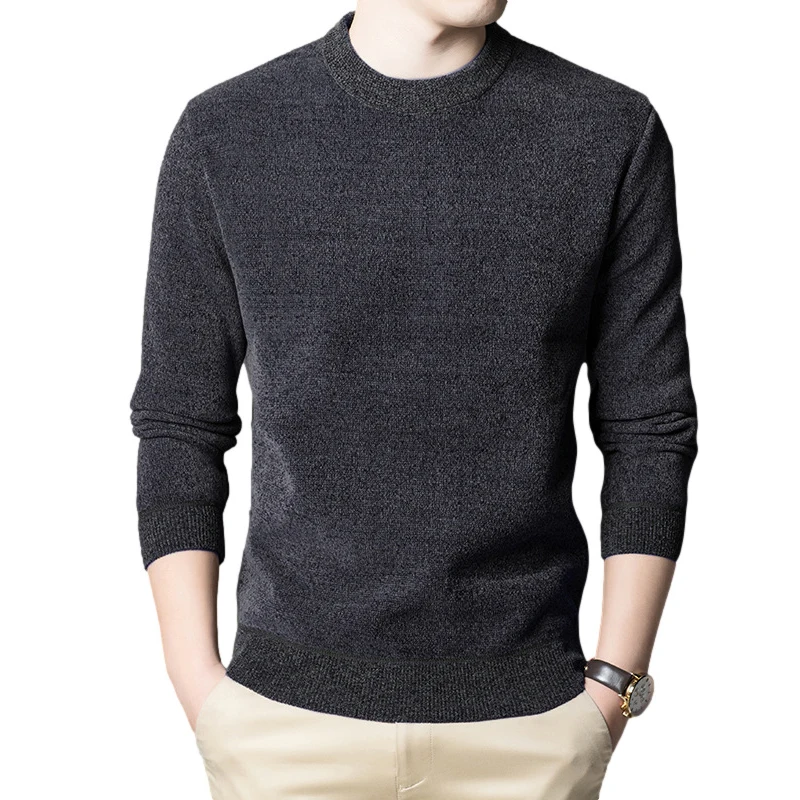 Pullovers Men's Clothing Knit Men's Sweat-shirt Autumn Fashion Sweater For Men Casual Hombre Warm Solid Spring Male Streetwear