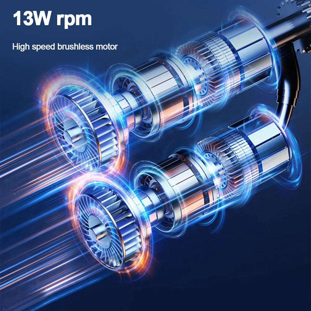 Electric Air Duster 130000RPM Mini Turbo Jet Fan Car Dryer Brushless Motor Handheld Dust Blower for Computer Keyboard