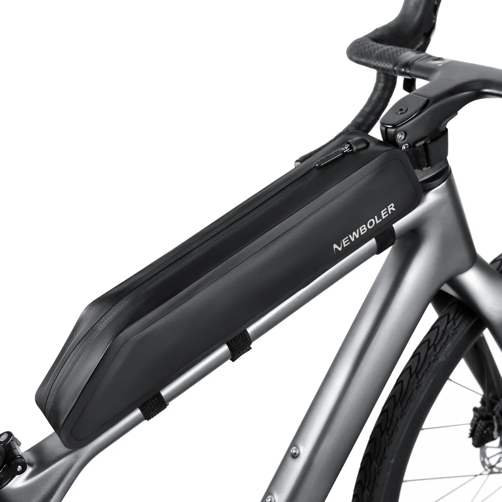 NEWBOLER 2L Fahrradtasche, tragbare Rahmentasche für den Vorderrohr, MTB-Rennrad-Gepäcktasche, große Kapazität, ultraleichte Fahrradtasche – Detail 12