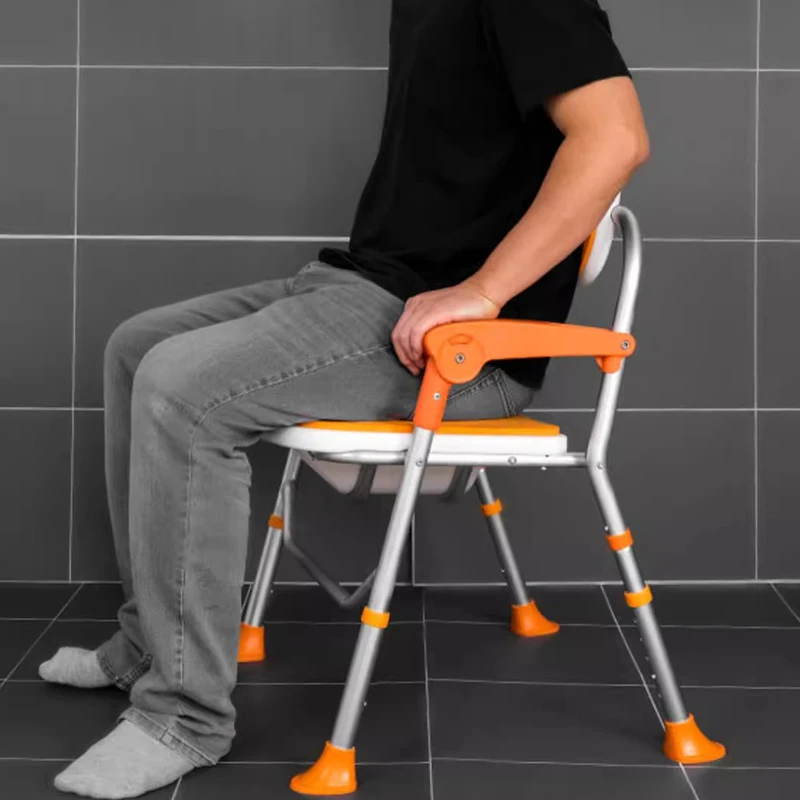 

Portable Folding Bathroom Chair Squatty Potty Toilet Shower Stool Telescopic Camping Nordic Taburete Plegable Home Furniture