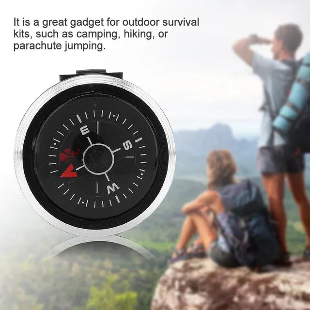 Portable Watch Band Slip Slide Navigation Wrist Compass Easy Using Durable Great Gadget for Survival Camping Hiking Boating 1