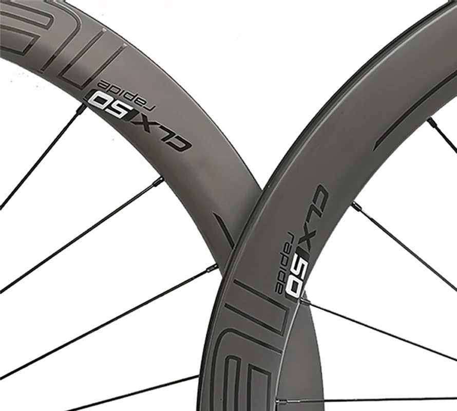 Paire De Roues Carbone 700C Pour Vélo De Route - Frein Disque, Compatible Tubeless - Neuf Sous Emballage