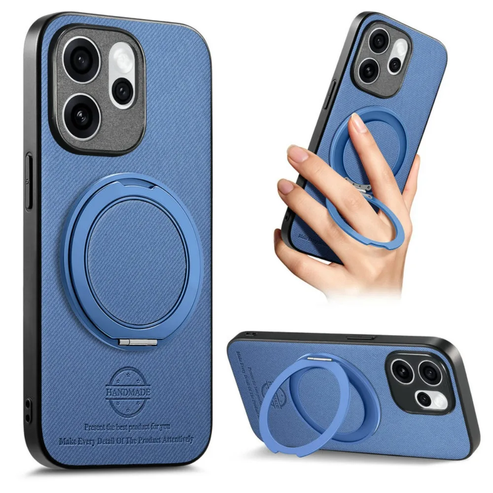 Premium Magnetic Ring Stand Luxury Case Cover