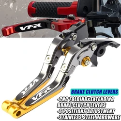 Folding Brake Clutch Levers For HONDA VFR 800F/X VFR800 F/VTEC VFR1200X VFR800X Motorcycle CNC Handles Extendable Adjustable