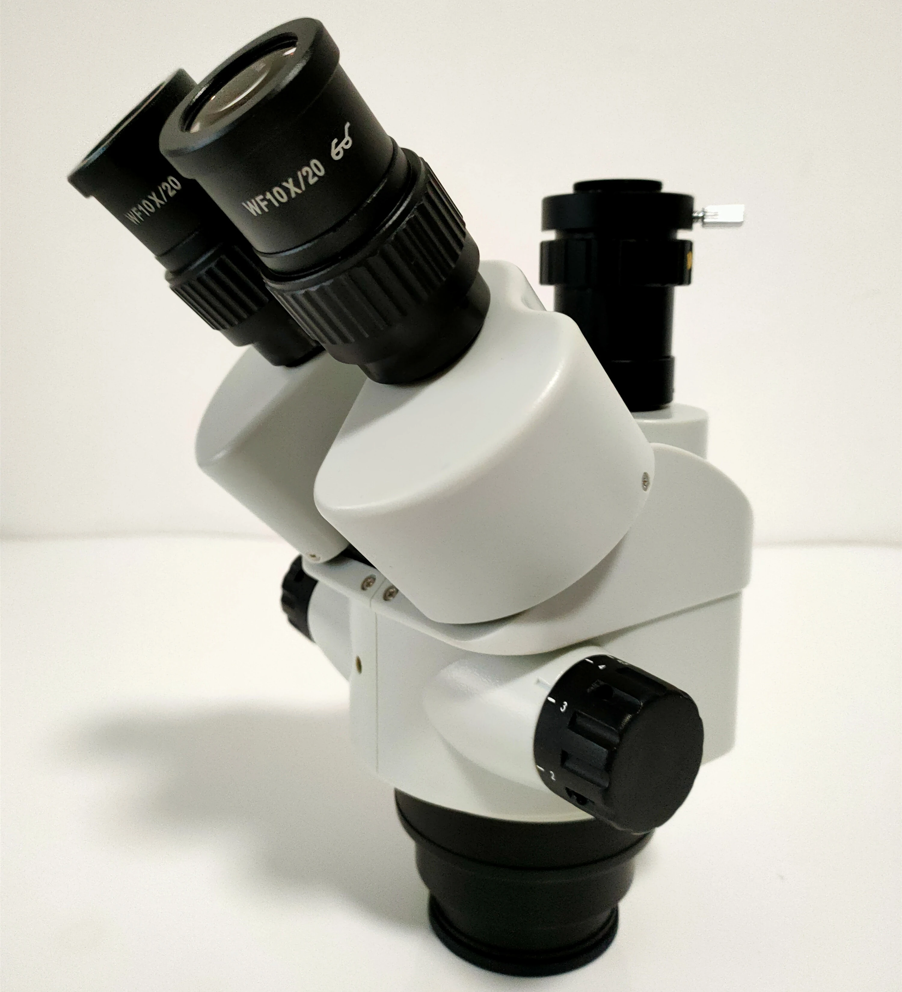Scientific Classical Szm45nhtr 7x45x Trinocular Simul Focus Stereo Microscope Head