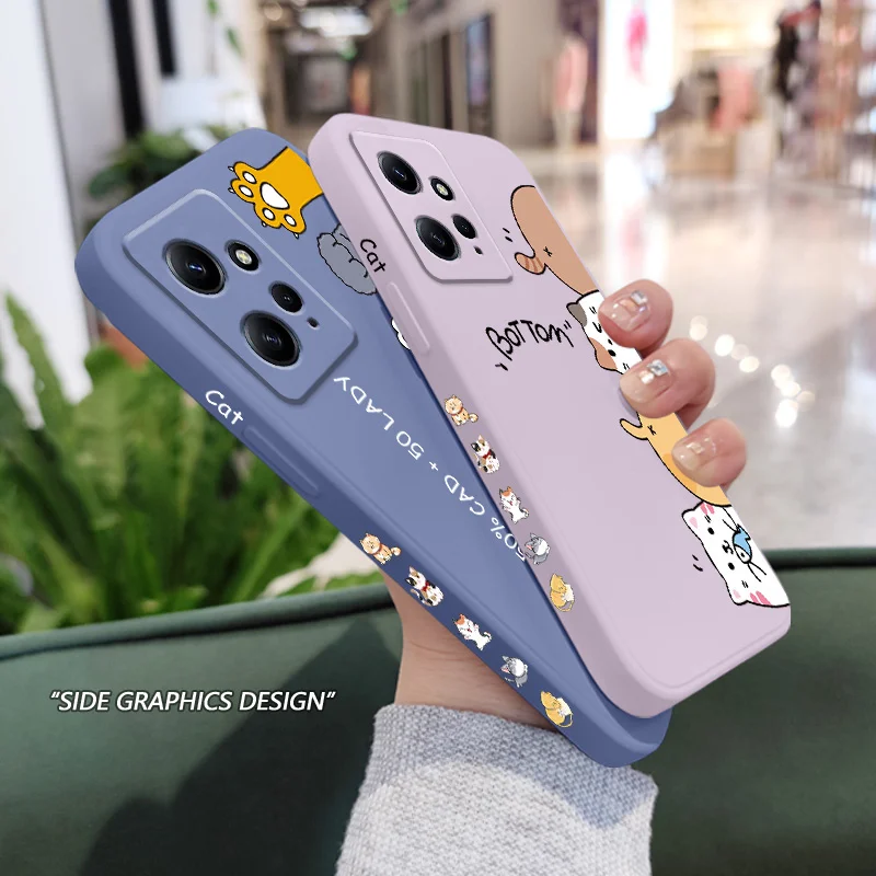 Cat Litter Design Liquid Silicone Phone Case
