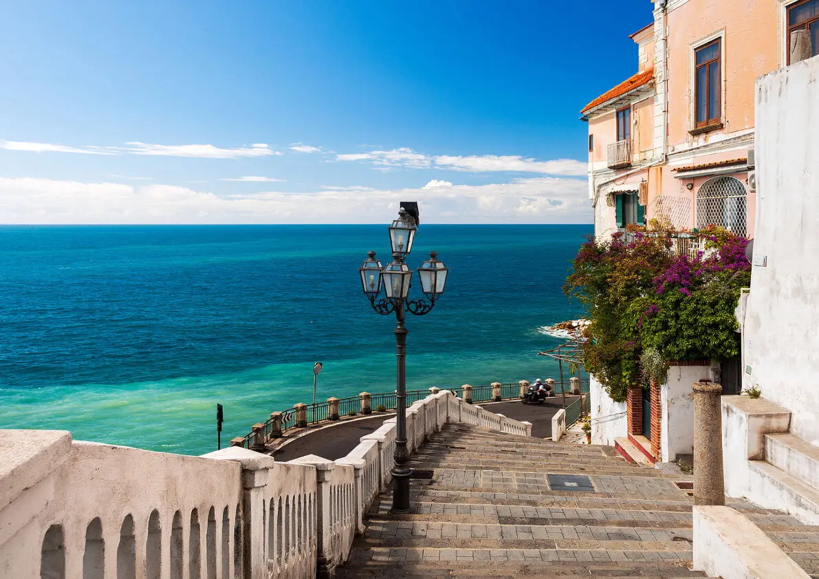 

ATRANI ITALY Art Picture Print Silk Poster Home Wall Decor