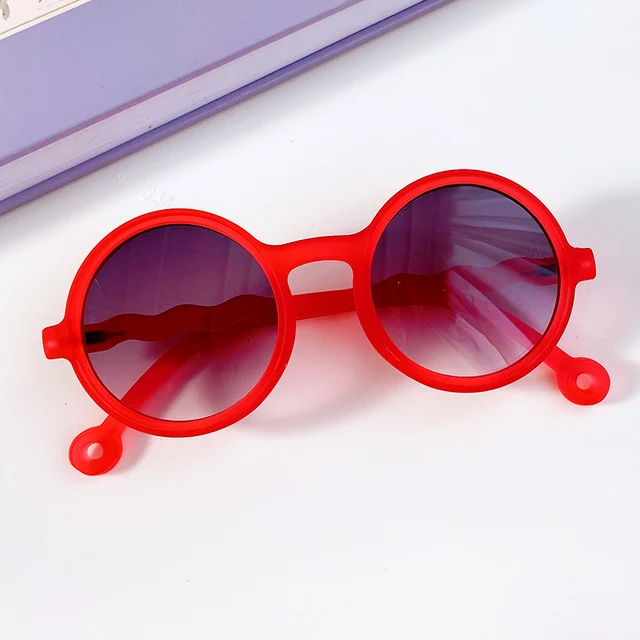 2021 Boy Girl Cute Cartoon Bear Shape Fashion Round Sunglasses Children Vintage Sunglasses UV Protection Classic Kids Eyewear lotus root starch