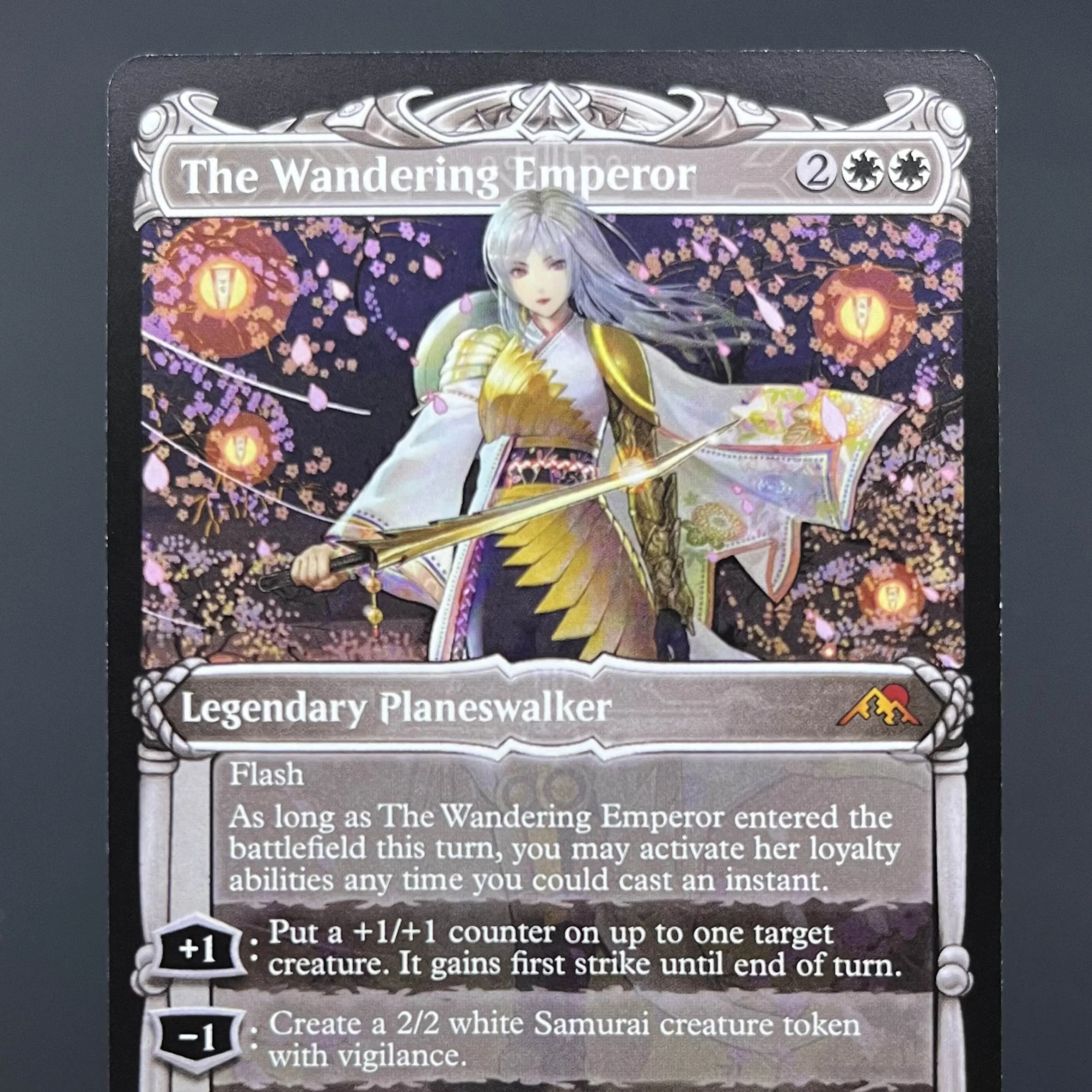 Playing Cards DMU CLB NEO HOLO5-Ⅱ01 TCG Proxy Cards Deck Borad Games Single Hologram Proxies Sheoldred, the Apocalypse The Wandering Emperor playing cards