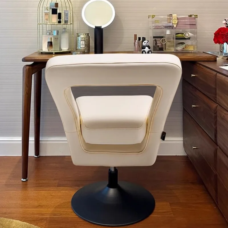 2025 New Makeup Vanity Chair Backrest Bedroom Vanity Stool Luxury Sophisticated Modern Elegant Home Dressing Chair Vanity Stools