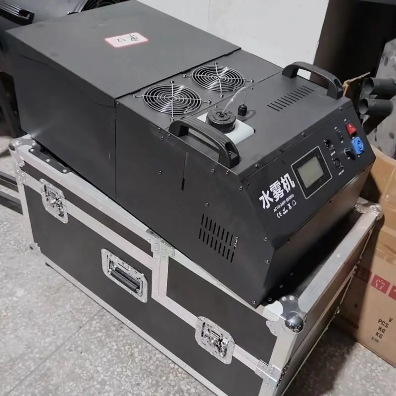 5000W 저상형 포그머신 물 연기 효과 장비 공연 웨딩 파티 KTV 무대 물 안개 기계 더블