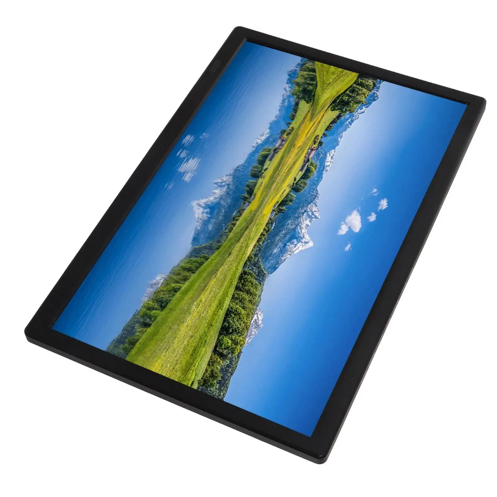 15.4&rdquo; Portable TV with Built-in ATSC Tuner, Rechargeable Monitor, US Plug & Stand-Ideal for car Use, 110-220V