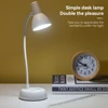 LED Eye Protection Book Night Light Adjustable Angle Mini Clip-On Study Desk Lamp AA Battery USB Plug-in for Bedroom Reading 3
