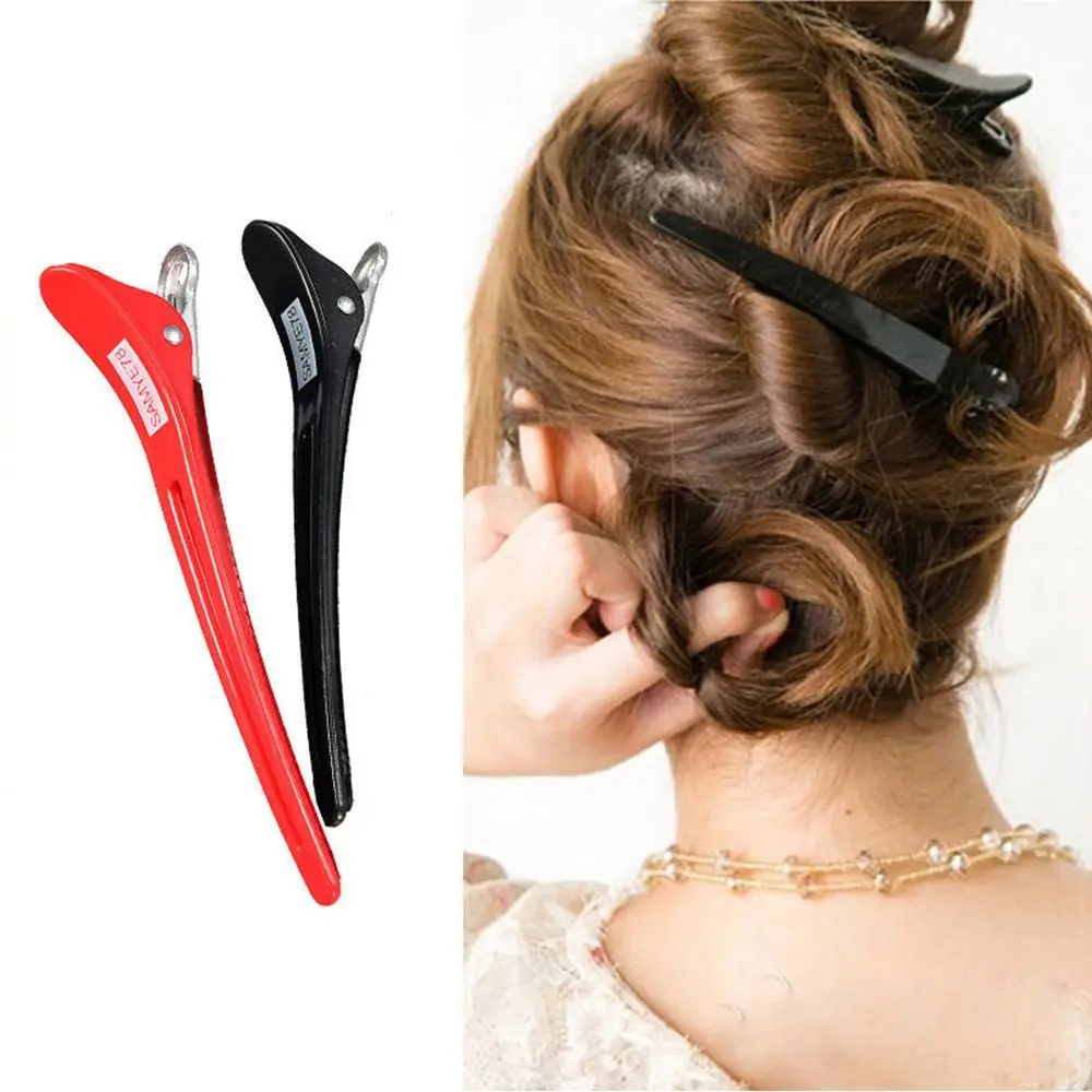 

Прочные алюминиевые пластиковые Профессиональные парикмахерские женские заколки для волос для девушек парикмахерские секции зажимы для волос Инструменты для укладки