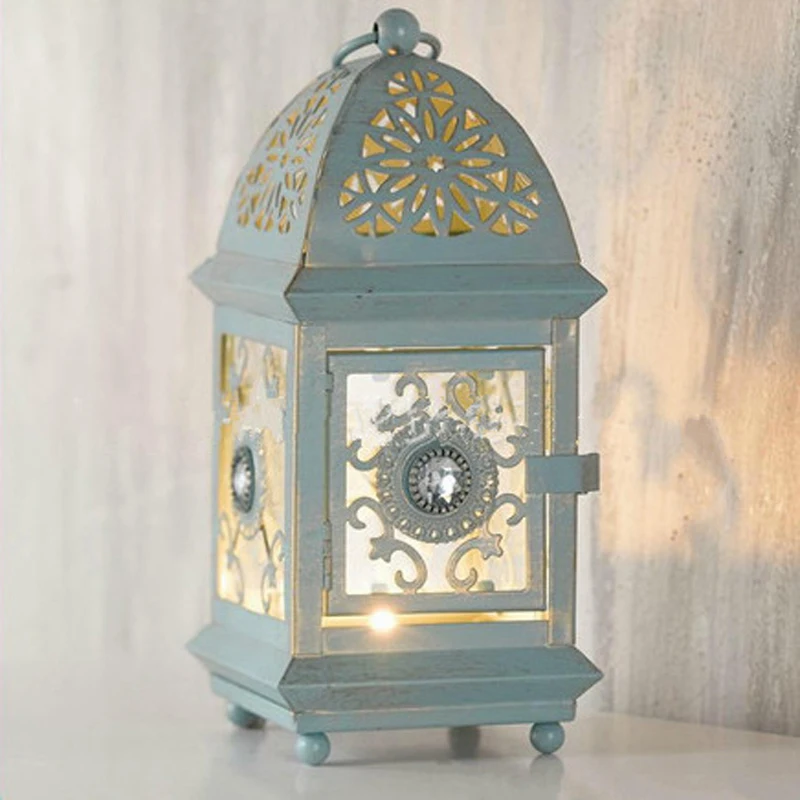 

Containers Candle Holder Vintage Scented Accessories Metal Candle Holder Stick Pillar Porta Velas Tibetan Home Decoration