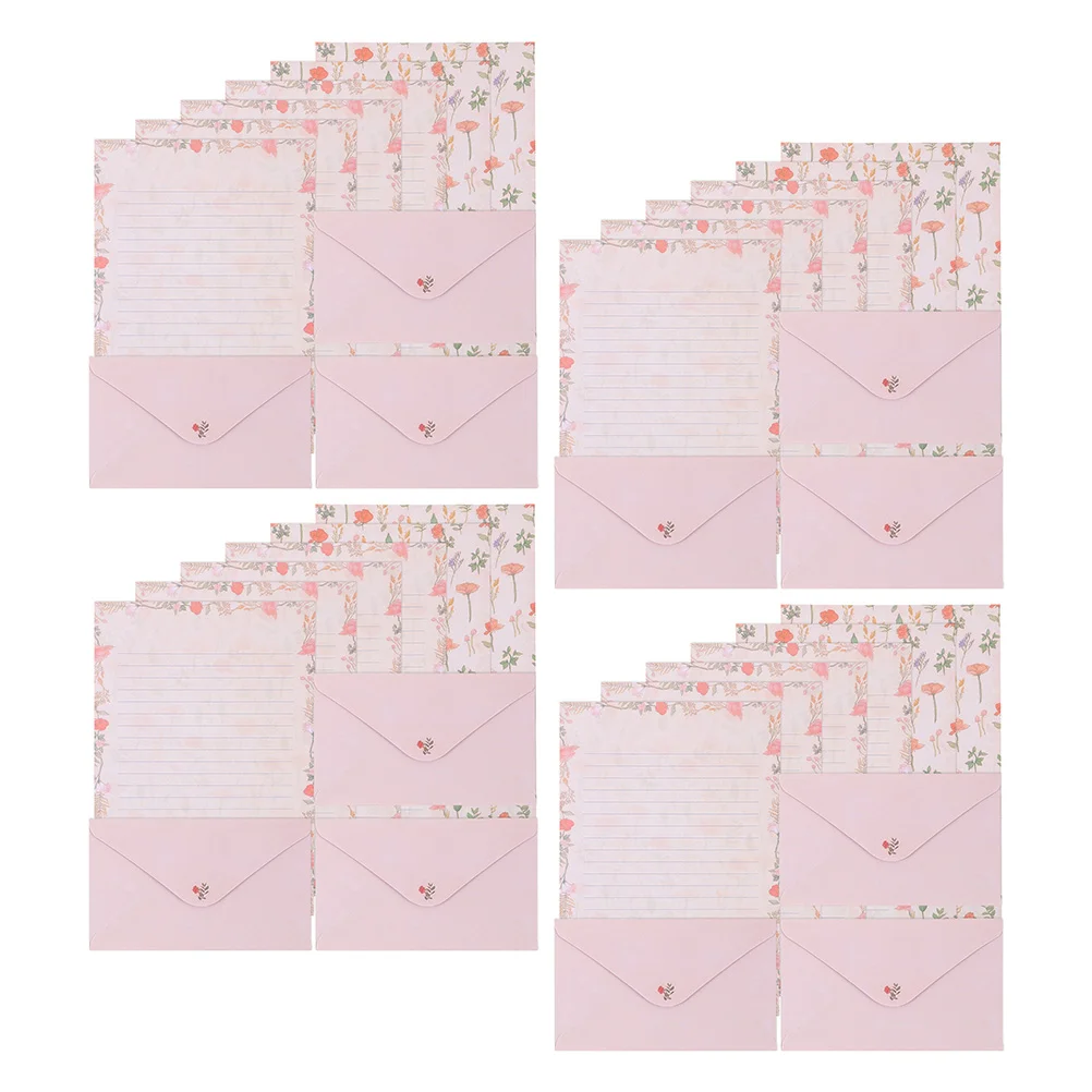 

Stationery Writing Letter Paper Packing Envelope Stationary for Letters Multi-use and Vintage Decor