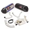Exhaust Pipe For kawasaki ER6N/ER6F 12-16 Motorcycle Escape Box Front Link Pipe Muffler Header Tube Stainless Steel DB Killer