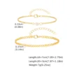 Bracelet en acier inoxydable en forme de cœur et de Zircon pour femmes et hommes, ensemble de bijoux imperméable Simple de couleur or, cadeau pour Couple amoureux, 2 pièces