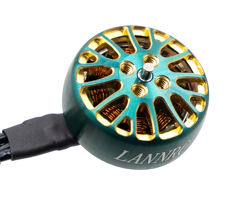 Motor LANNRC 1404, pequeña máquina transversal de cuatro ejes de 2-4 pulgadas, máquina de conductos, Huafimada 4s