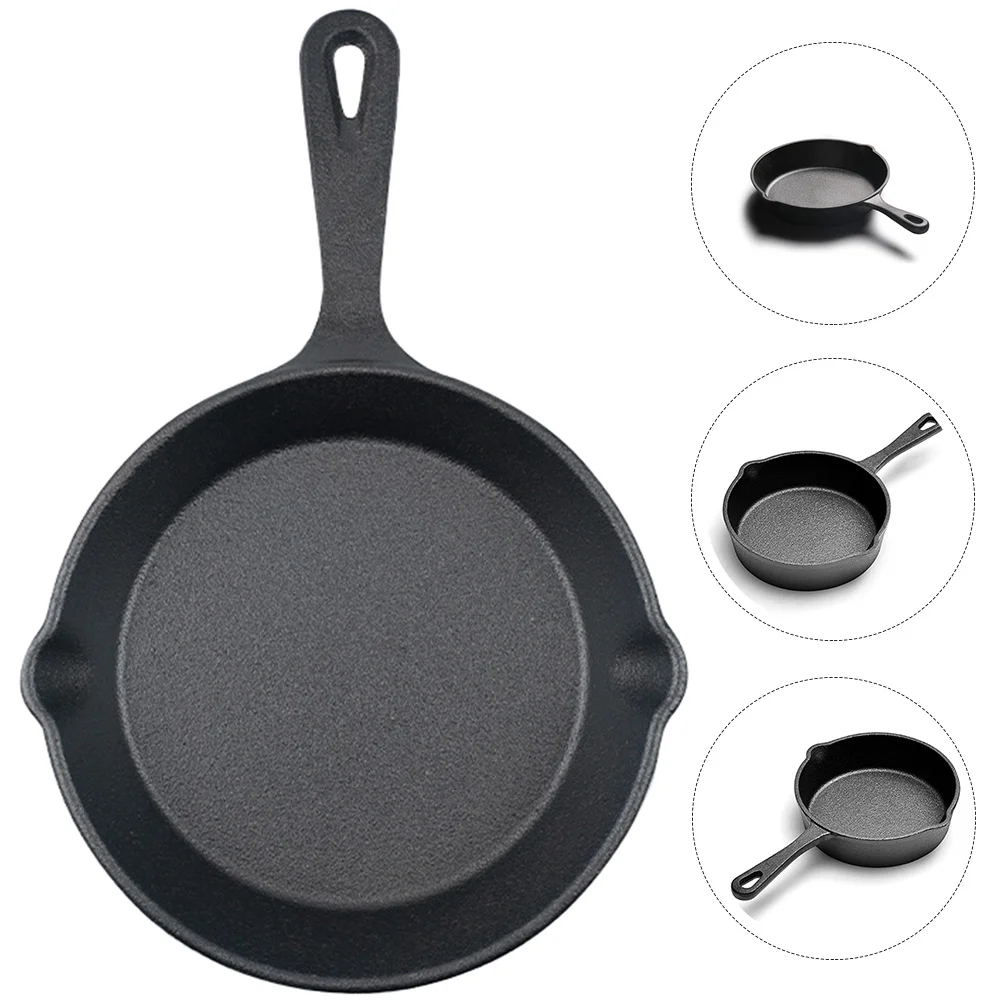 Sartén para cocinar, utensilios de cocina de hierro de cocina, sartén  antiadherente antiadherente, construcción robusta