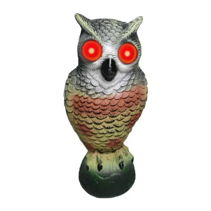 

Owl Statue Fake Owl Decoys To Scare Birds Away Horned Owl Scarecrow Sculpture To Keep Birds Away Outdoor Natural Enemy Bird