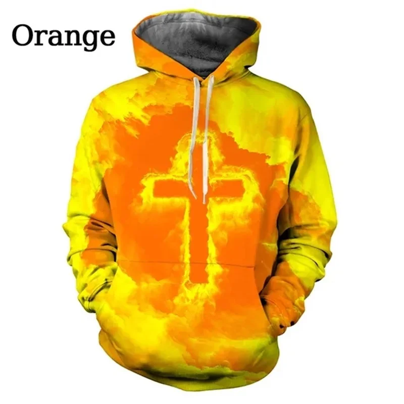 thumbnail image 1 of Nueva moda 3D estampado cristiano casual manga larga sudaderas hombres mujeres primavera otoño suéteres de gran tamaño sudaderas ropa hombre, 1 of 5