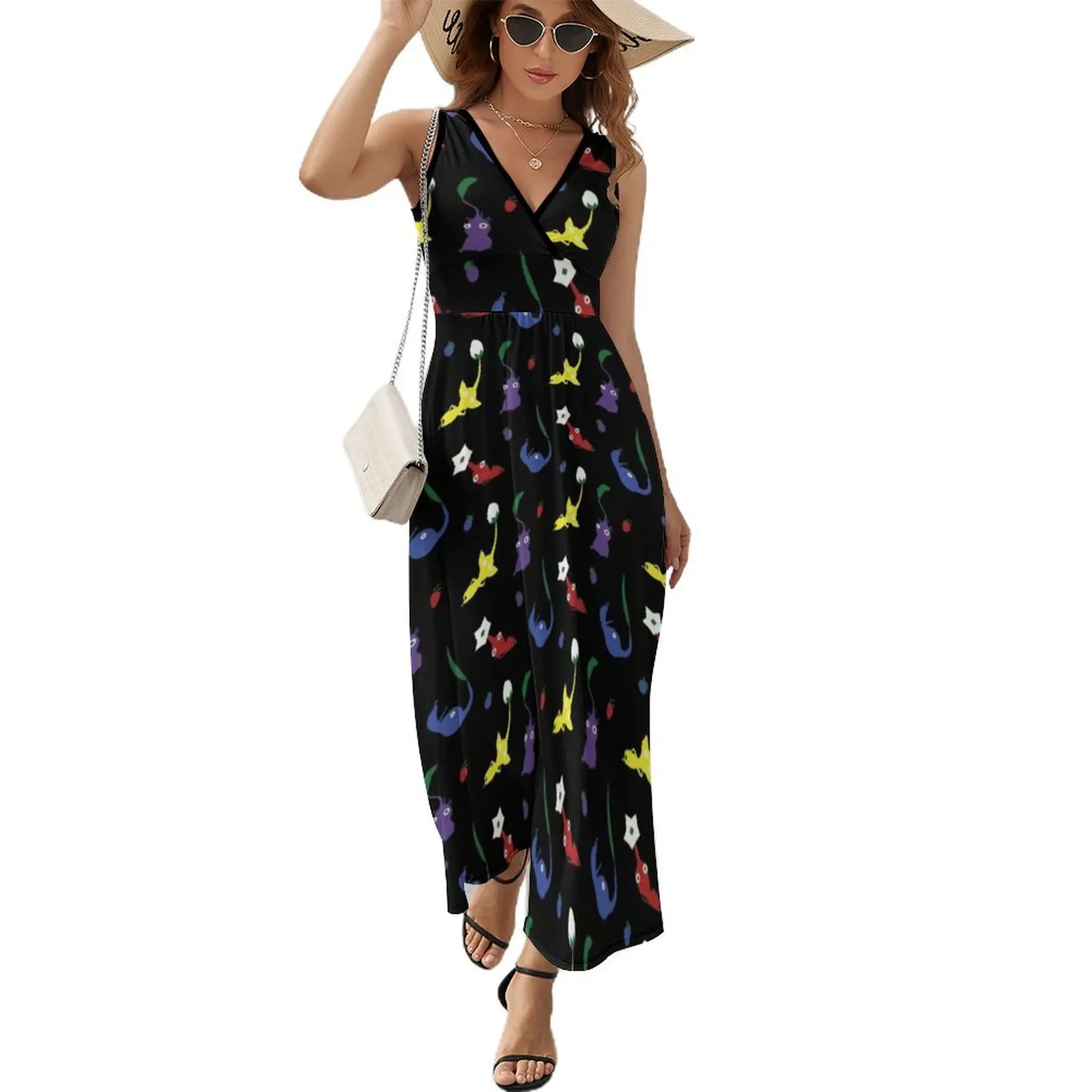 

Pik Pattern! Sleeveless Dress Women's dress Women's summer skirt