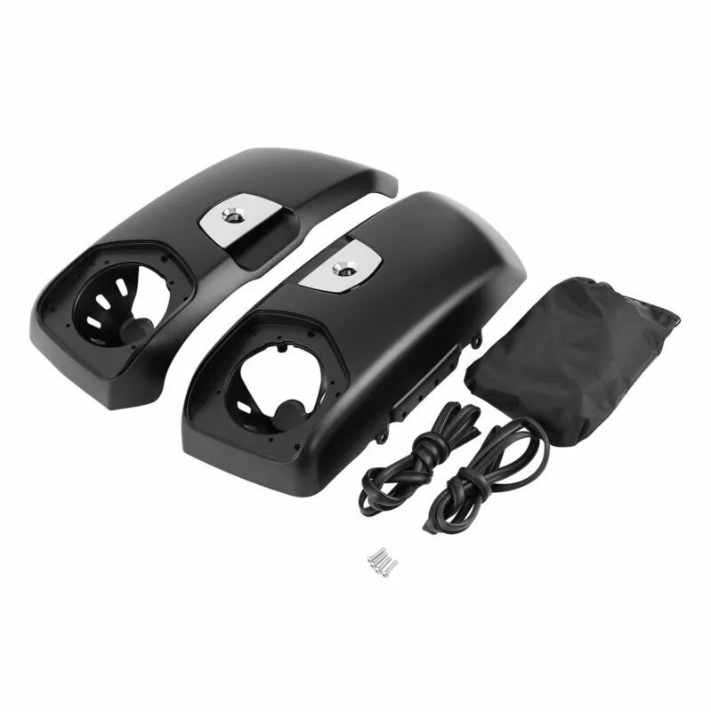 Motorcycle Matte Black Saddlebag Lids Cover For Indian Chieftain Dark