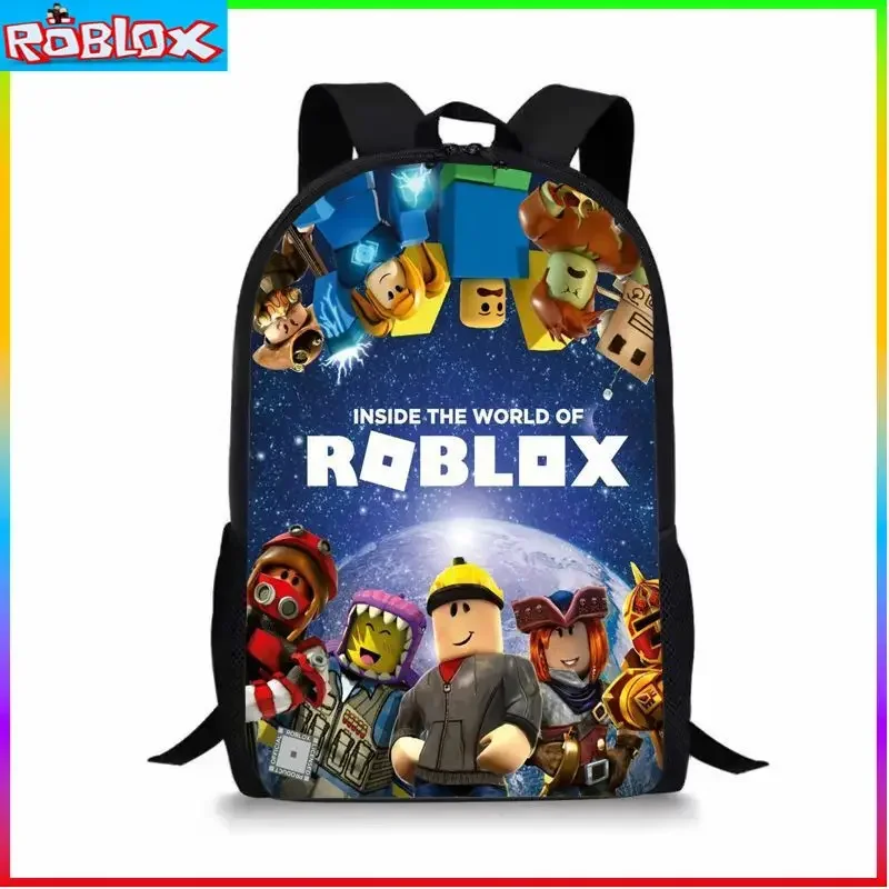 

Backpack New Roblox ROBLOX Backpack for Primary and Secondary School Students boys and girls Backpack Lightening zipper shoulder