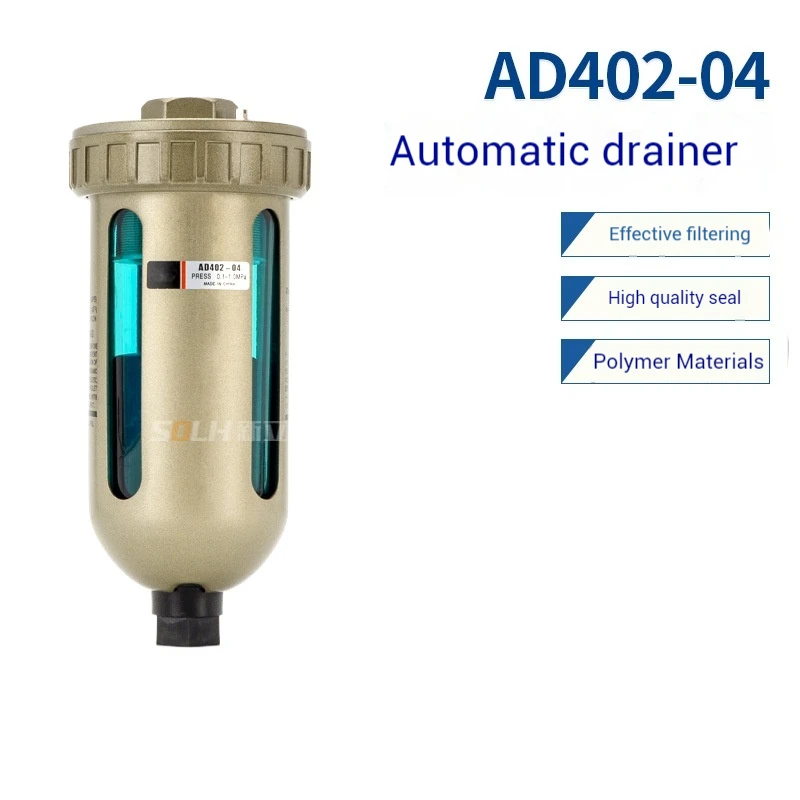 Pneumatic End Automatic DrainerAD402-04 4Sub-Air Storage Tank of Air Compressor Drain Valve