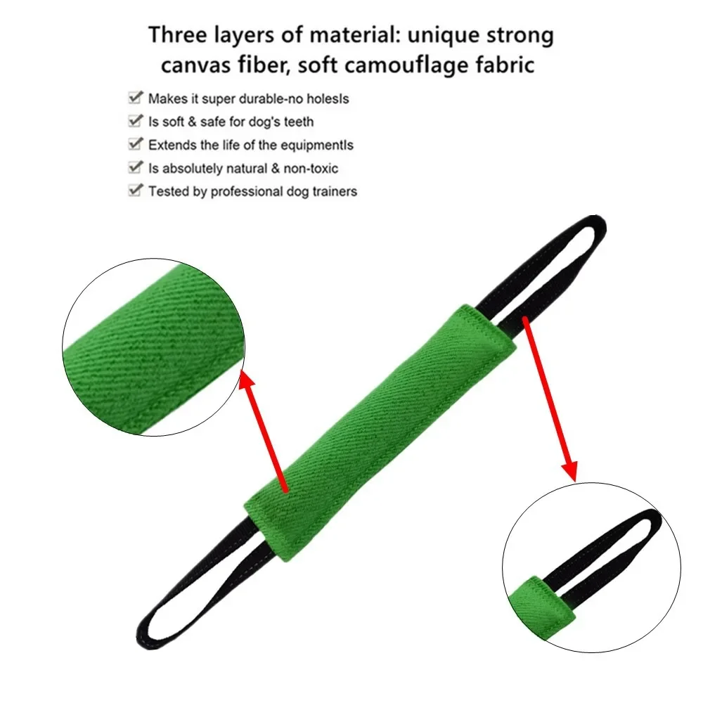 Dog Training Bite Stick Tear-Resistant Cloth Dog Biting Cushion Teeth Clean Grinding Molar Training Supplies
